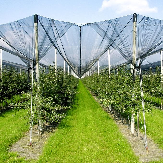 Unves 2 Pcs Mosquito Net, 13 x 10 Ft Garden Bird Netting for Vegetables Fruits from Birds Bugs, Mosquito Netting for Patio Insect Pest Barrier