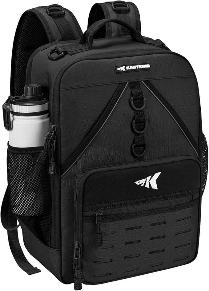 KastKing KarryAll Fishing Tackle Backpack with Rod Holder 4 Tackle Boxes,40/26L Tackle Bag Storage Fishing Gear and Equipment