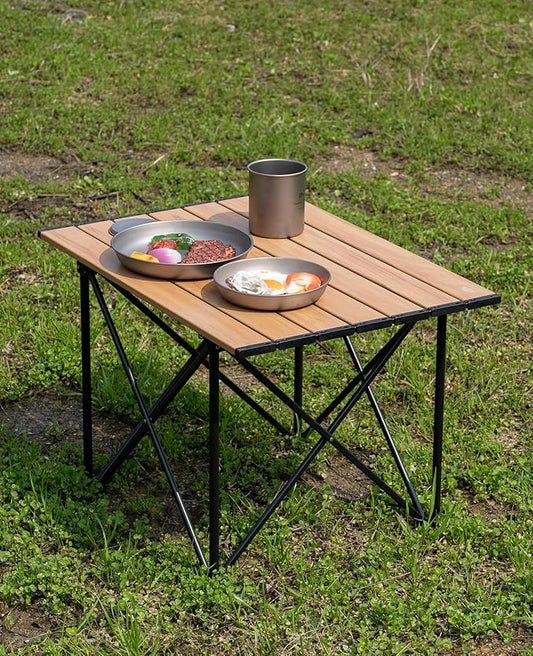 iClimb Ultralight Compact Camping Folding Table with Carry Bag (Reinforced Nature - L)