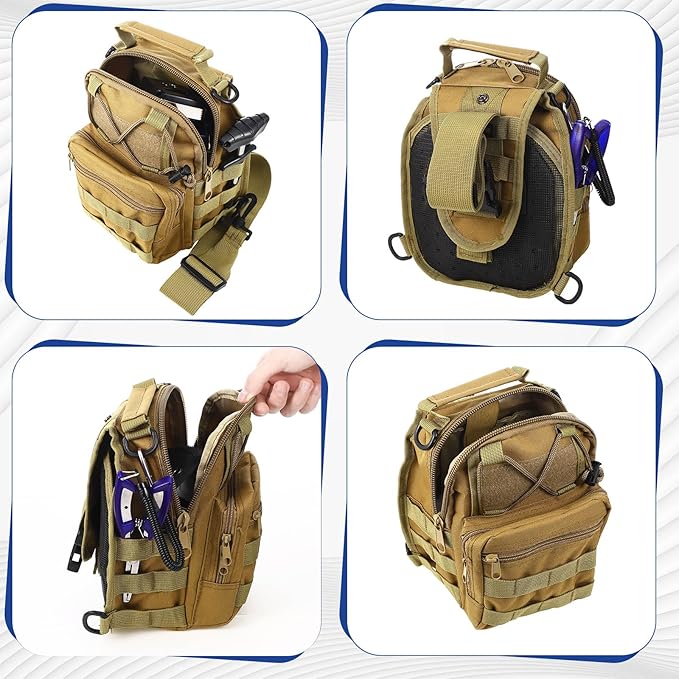 Sosation 482 Pcs Fishing Gear Equipment Kit, Backpack and Tackle Box with Tackle Included, Lures, Hooks, Sinkers Tools Accessories Kit Fishing Gifts for Men