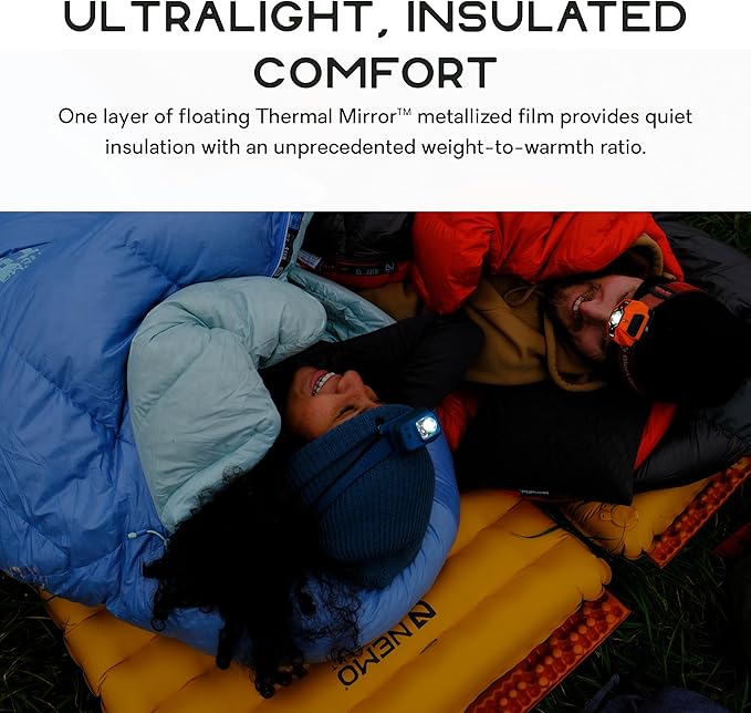 NEMO Equipment Tensor Trail Ultralight Insulated Sleeping Pad - Regular (72"x20") - Mango/Huckleberry