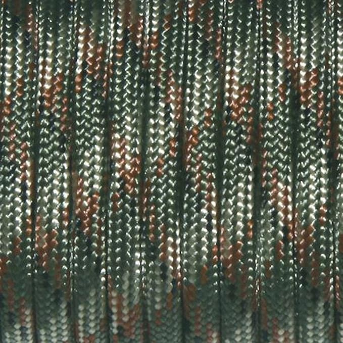 squaregarden Type III 7 Strand 550 Camouflage Paracord/Parachute Cord 100 Feet