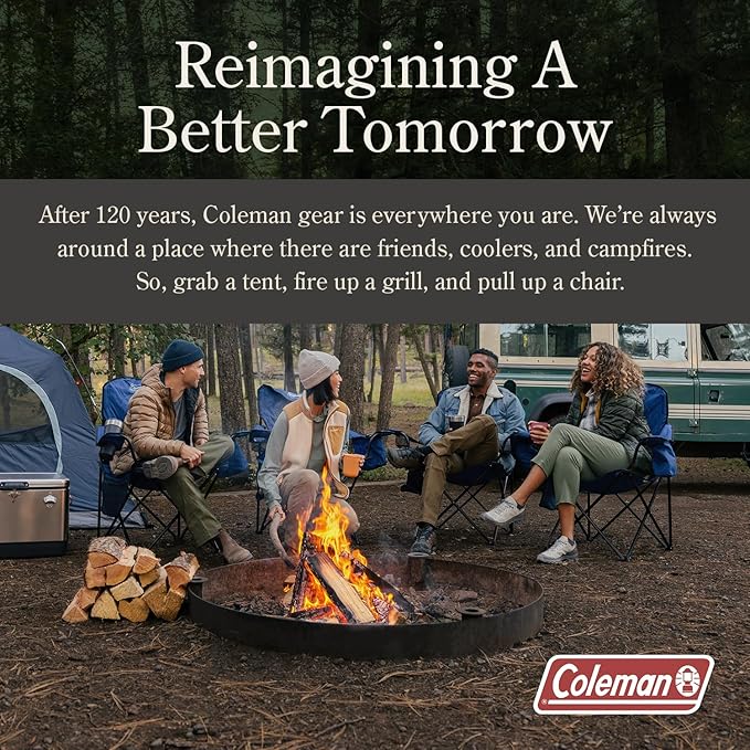 Coleman 70+ Hour Outdoor Candle Lantern - Classic Design, Easy Carry & Hang, Extended Burn Time - Essential for Camping, Picnics, and Patio Ambiance - 6.7 oz, Red