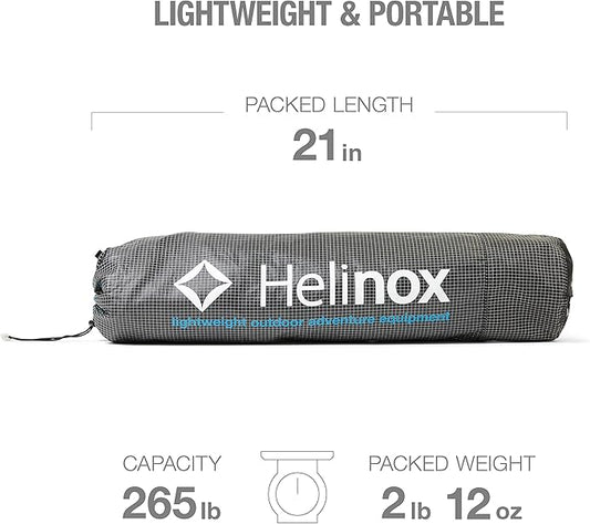 Helinox Lite Cot Ultra-Light, Compact, Collapsible, Portable Camping Cot, Black