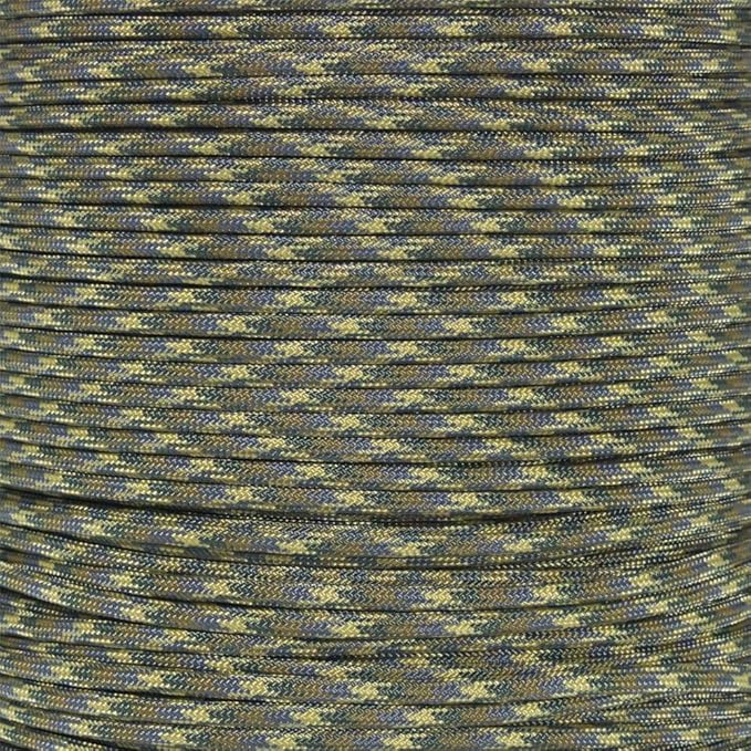 Paracord Planet – 550 Paracord Survival – U.S. Military Type III Parachute Cord – 7 Strand 4mm Diameter – Hiking, Camping, Outdoor Activities