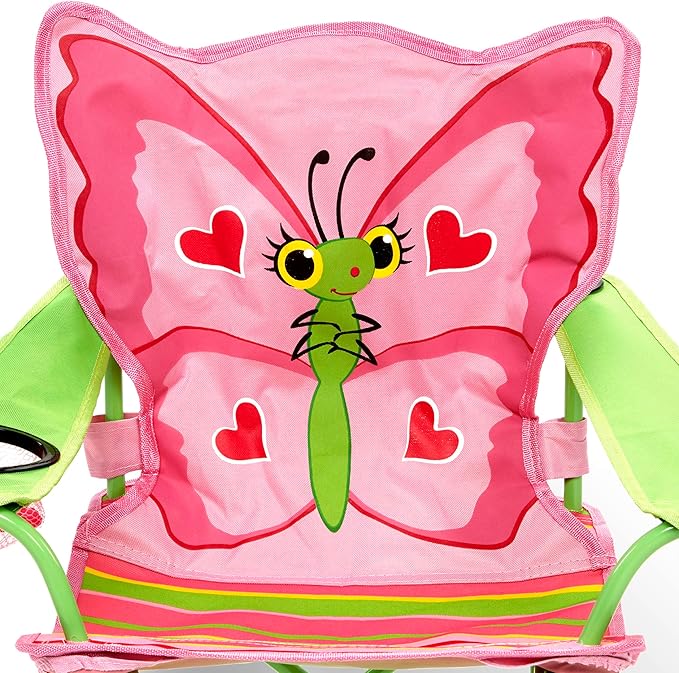 Melissa & Doug Bella Butterfly Child's Outdoor Chair (Frustration-Free Packaging)