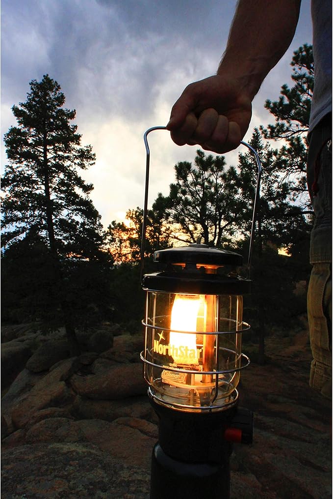 Coleman Gas Lantern NorthStar 1 Mantle 1500 Lumens Propane Lantern