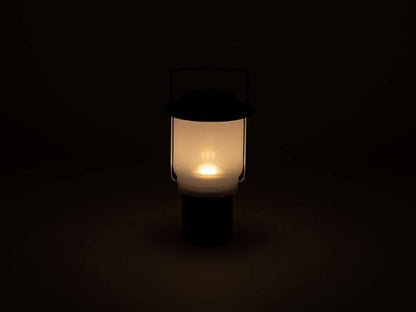 Snow Peak Mini Hozuki - Battery-Powered & Lightweight Camping Light - Portable Lantern for Soft, Ambient Light, Black