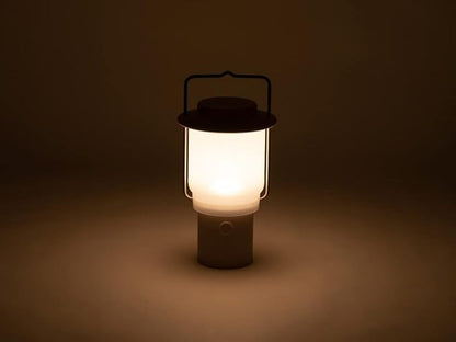 Snow Peak Mini Hozuki - Battery-Powered & Lightweight Camping Light - Portable Lantern for Soft, Ambient Light, Ivory