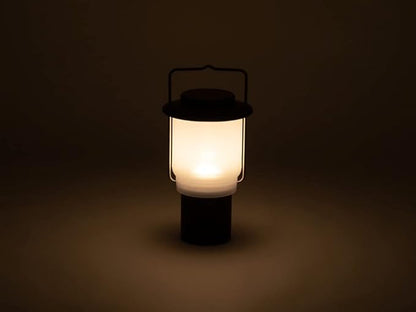 Snow Peak Mini Hozuki - Battery-Powered & Lightweight Camping Light - Portable Lantern for Soft, Ambient Light, Black