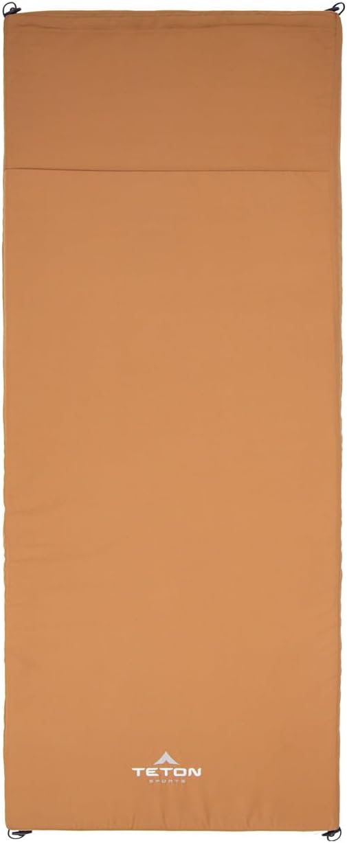 Teton Canvas Camp Pad, Sleeping Pad for Car Camping, Brown