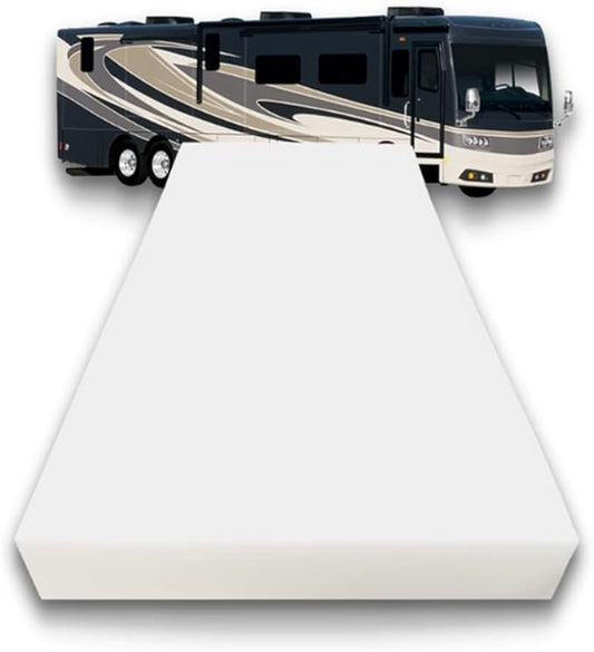 FoamRush 6-Inch Bunk (28" x 75") High Density Foam RV Mattress Replacement, Medium Firm, Pressure Relief, Travel Camper Trailer Truck, Made in USA, CertiPUR-US Certified, Cover Not Included