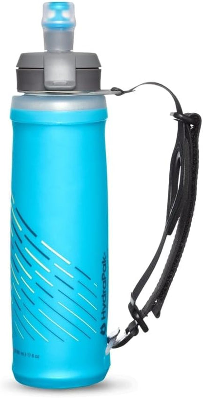 HydraPak SkyFlask Speed - Collapsible Handheld Running Water Bottle (350ml, 500ml, 500ml Insulated) - Adjustable Strap, Lightweight, Spill-Proof Cap