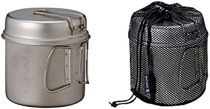 Snow Peak Trek Series Backpacking/Camping Cookware Sets, Trek 900 Pot & Pan, 30.4 fl oz