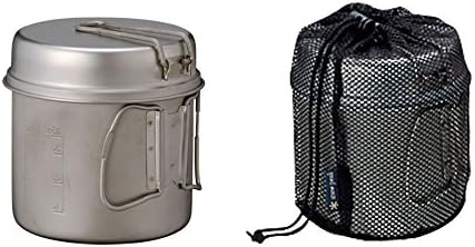 Snow Peak Trek Series Backpacking/Camping Cookware Sets, Trek 900 Pot & Pan, 30.4 fl oz