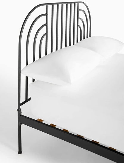 NON Sticky cotton 4 PC Cot Sheet Set 25x75, 100% Cotton Fitted Cot Sheet- Perfect for Narrow Twin/Rv Bunk/Camping , Sheets Cot Bunk Bed-Fits Upto 4-8'' Deep Mattress- White Solid,(New_cotset_023)