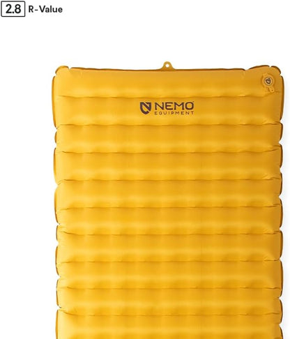 NEMO Equipment Tensor Trail Ultralight Insulated Sleeping Pad - Long Wide (76"x25") - Mango/Huckleberry
