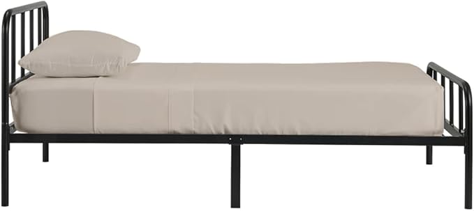 4-PC Cot Sheet Set - 33x75, 100% Cotton Fitted Sheet - Perfect for Narrow Twin/RV Bunk/Camping Cot/Guest Bed - Fits Up to 4-8" Deep Mattress - Beige Solid