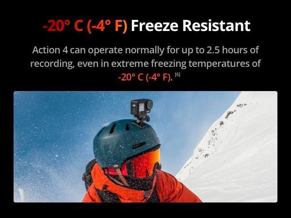 DJI Osmo Action 4 Adventure Combo, 4K/120fps Waterproof Action Camera with a 1/1.3-Inch Sensor, 10-bit & D-Log M Color Performance, Up to 7.5 h with 3 Batteries, Outdoor Camera for Travel, Biking