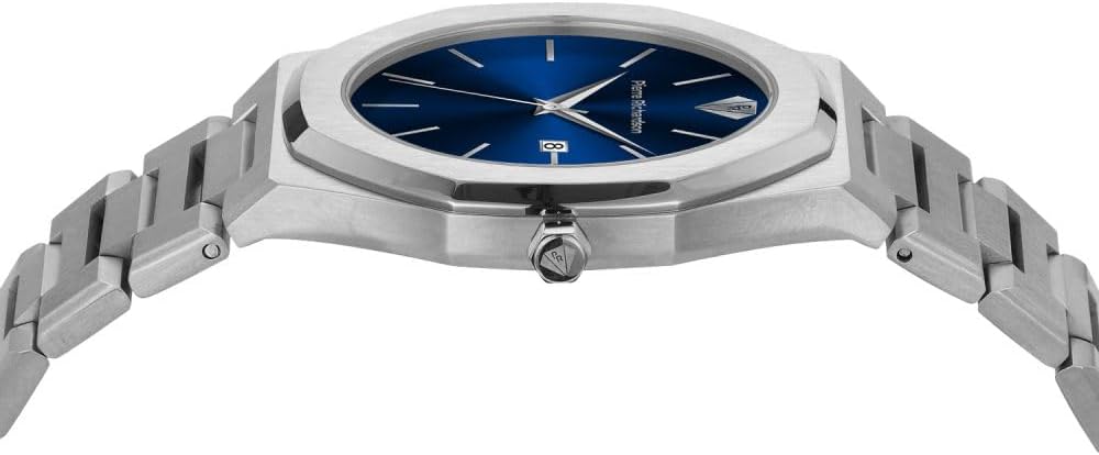 PIERRE RICHARDSON PR5428 Men’s Luxury Watch – Japanese Quartz Movement, Stainless Steel, 41mm, 5ATM Water Resistant, Scratch-Resistant Sapphire Crystal Glass – Classic Dress Watch for Men