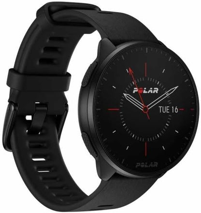 POLAR Pacer Ultra-Light GPS Fitness Tracker Smartwatch for Runners; S-L, for Men or Women, Black