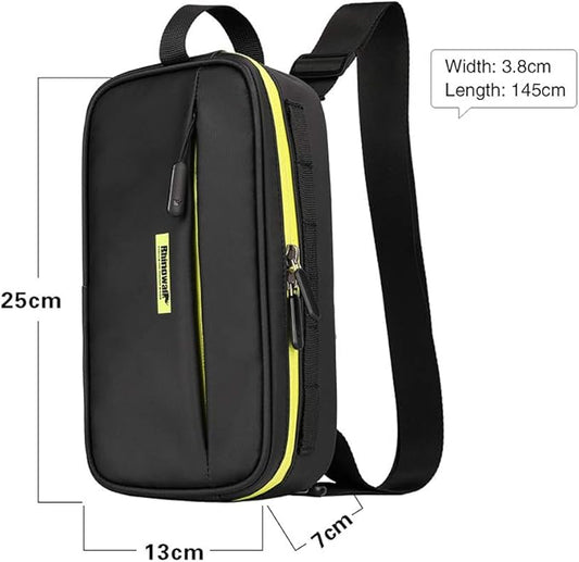 Rhinowalk Bike Handlebar Bag, Multifunctional Waterproof Mountain Bike Crossbar Front Bag Road Bike Basket Bicycle Frame Bag Waist Shoulder Bag Bicycle Bag Professional Cycling Accessories