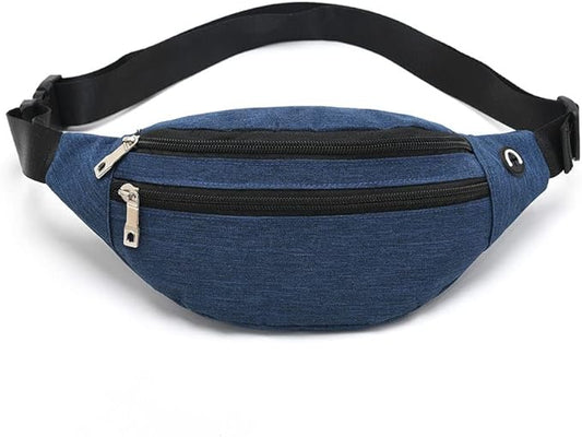 Fanny Pack for Men & Women - Waterproof Waist Bag Pack with Adjustable Strap for Travel Sports Running.