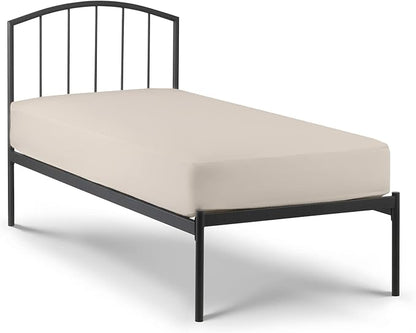 4-PC Cot Sheet Set - 33x75, 100% Cotton Fitted Sheet - Perfect for Narrow Twin/RV Bunk/Camping Cot/Guest Bed - Fits Up to 4-8" Deep Mattress - Beige Solid
