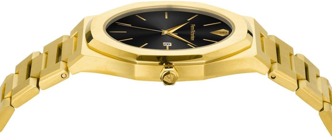 PIERRE RICHARDSON PR5428 Men’s Luxury Watch – Japanese Quartz Movement, Stainless Steel, 41mm, 5ATM Water Resistant, Scratch-Resistant Sapphire Crystal Glass – Classic Dress Watch for Men