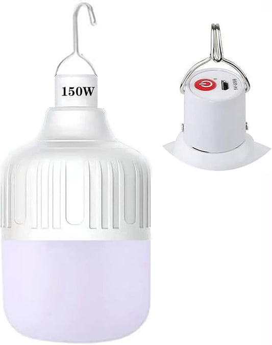 [1500 Lumens] Rechargeable Camping Lantern , IPX7 Waterproof LED Emergency Light - 3600mAh Battery, USB Charging, 5 Light Modes for Tent/Hiking/Hurricane (150W)