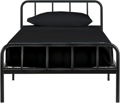 4 PC Cot Sheet Sets 28x75, 100% Cotton Fitted Cot Sheet- Perfect for Narrow Twin/Rv Bunk/Camping Cot/Guest Bed Replacement, Sheets for Cot Bunk Bed-Fits Upto 4-8" Deep Mattress- Charcoal Solid