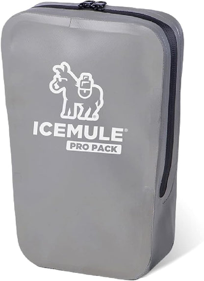 ICEMULE Pro Accessory Storage Pouch – Water Resistant, Travel Sized, Camping Accessory Storage Pouch and Dry Bag, Perfect for Hiking, Camping, and Beach-Going, Grey