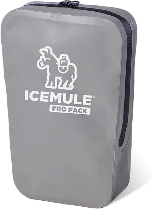 ICEMULE Pro Accessory Storage Pouch – Water Resistant, Travel Sized, Camping Accessory Storage Pouch and Dry Bag, Perfect for Hiking, Camping, and Beach-Going, Grey
