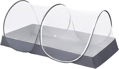 Mengersi Portable Mosquito Net Foldable Pop Up Tent for Twin Size Bed,Bed Canopy Mosquito Tent for Bed Camping Travel Patio,Free Installation