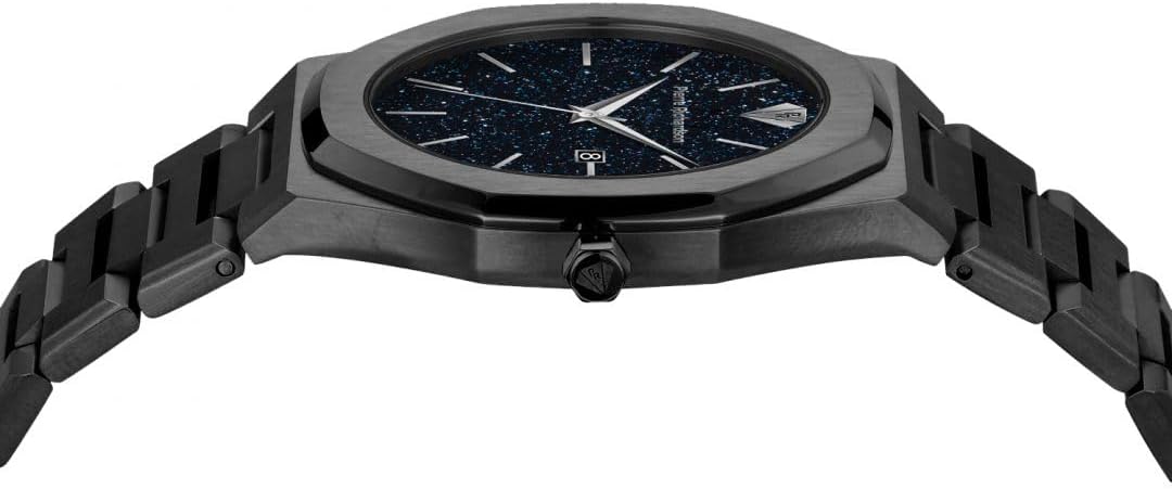 PIERRE RICHARDSON PR5428 Men’s Luxury Watch – Japanese Quartz Movement, Stainless Steel, 41mm, 5ATM Water Resistant, Scratch-Resistant Sapphire Crystal Glass – Classic Dress Watch for Men