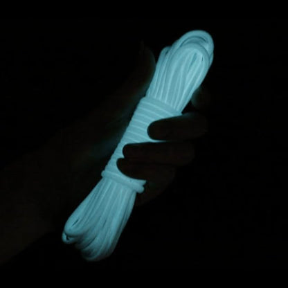 Luminous Rope, Parachute Cord in The Dark for Outdoor Camping(Blue)