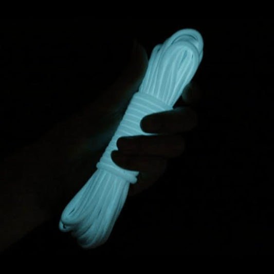 Luminous Rope, Parachute Cord in The Dark for Outdoor Camping(Blue)