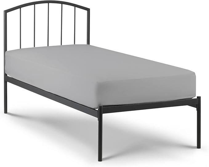 4-PC Fitted Sheet 30x80, 100% Cotton - Perfect for Narrow Twin/RV Bunk/Camping Cot/Guest Bed - Fits Up to 4-8" Deep Mattress - Light Grey Solid