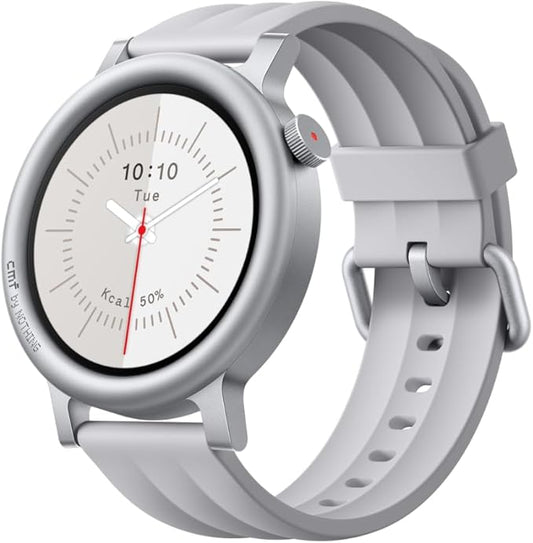CMF Watch 3 Pro Smart Watch for Men Women, Bluetooth Call AI Smartwatch with Energy Score, Heart Rate Tracking, Sleep Monitor, GPS & 130+ Sport Modes, Fitness Tracker for Android iOS, IP68 Light Grey