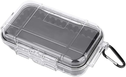 Dry Box Outdoor Waterproof Airtight Storage Case Hard Shell Wet Dry Box Carry Box Tackle Organization for Camping, Fishing