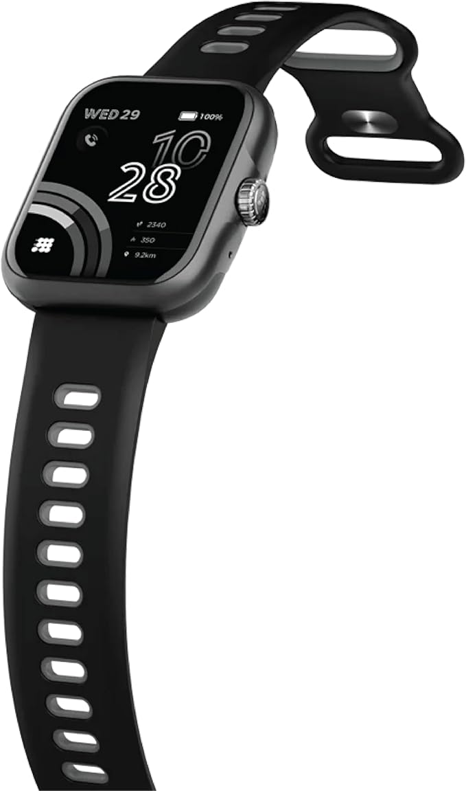 Cubitt Viva Pro Smartwatch/Fitness Tracker with 1.78" Touch AMOLED Screen, Bluetooth Calling, Built in GPS, 60+ Sports, Blood Oxygen, Heart Rate, Stress and Sleep Monitor, Waterproof, Step Counter