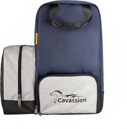 Tall Boot and Helmet Carrier - Waterproof 3 in 1 Equestrian Travel Bag for Horse Riding, Large Capacity, English Bag Carry All