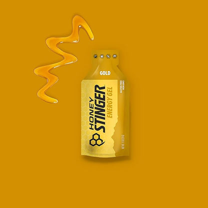 Honey Stinger Gold Energy Gel, Gluten Free & Caffeine Free, for Exercise, Running and Performance, Sports Nutrition for Home & Gym, Pre and Mid Workout, 12 Pack, 13.2 Ounce