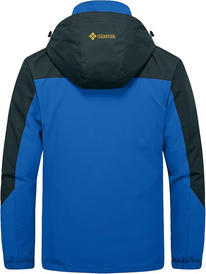 GEMYSE Men's Waterproof 3-in-1 Ski Snow Jacket Puffer Liner Insulated Winter Coat