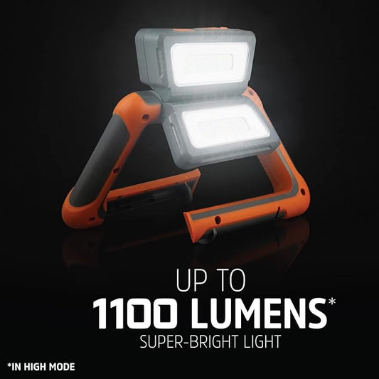 Energizer Rechargeable LED Lantern, Bright Multi-Panel Work Light, Water-Resistant Camping Lantern, Micro-USB Charging Cable, Pack of 1