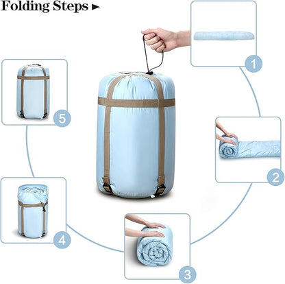 Sleeping Bags for Adults, Teens & Kids - Use for 3-4 Seasons, Warm & Cold Weather - Lightweight,Waterproof, Use for Backpacking, Hiking and Camping