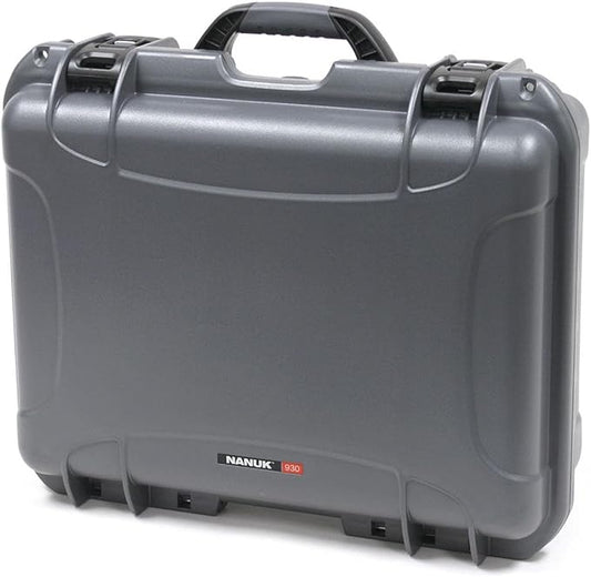 NANUK Large Series 930 Lightweight NK-7 Resin Waterproof Protective Case with Foam, Graphite
