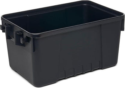 Plano Sportsman Trunk, Black, Small, Lockable Storage Box, Airline Approved Sportsman Trunk, Hunting Gear and Ammunition Bin, Heavy-Duty Containers for Camping, 56-Quart