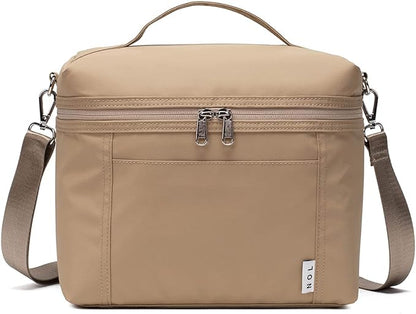 NOL Natural Organic Lifestyle Insulated Lunch Bags for Women Cooler Bag Lightweight Nylon Waterproof Lunch Box For Work