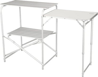Camping Roll Top Kitchen Made from Weather-Resistant Aluminum (by Caddis Sports)
